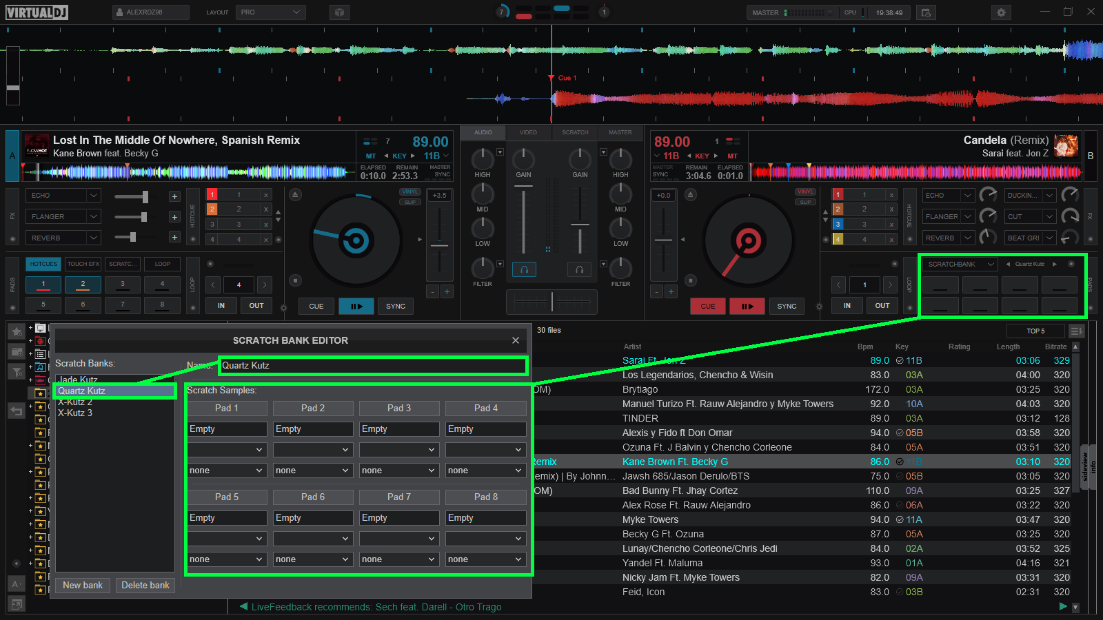 VirtualDJ Scratch banks samples disappear when rebooting VirtualDJ